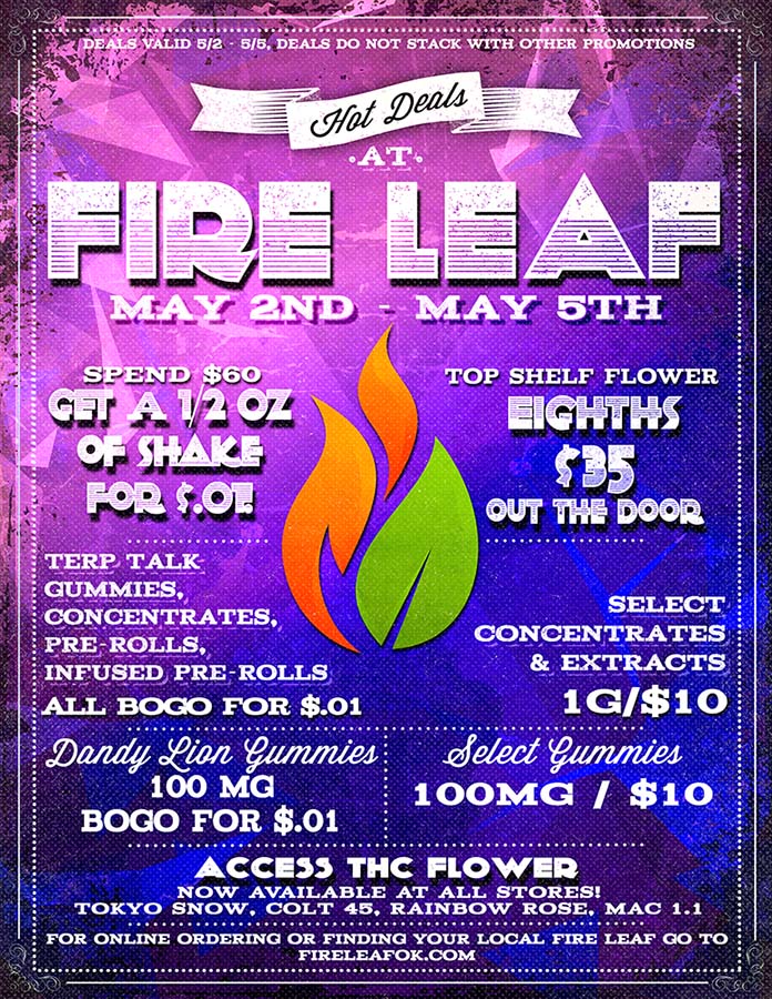 Hot Deals from Fire Leaf (5/2-5/5)