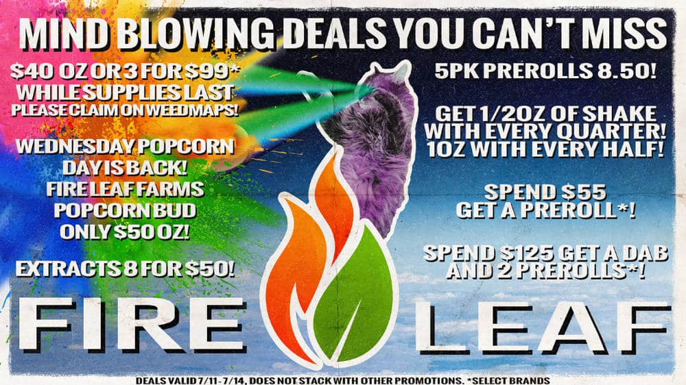Mind Blowing Deals, right MeoW! @ Fire Leaf