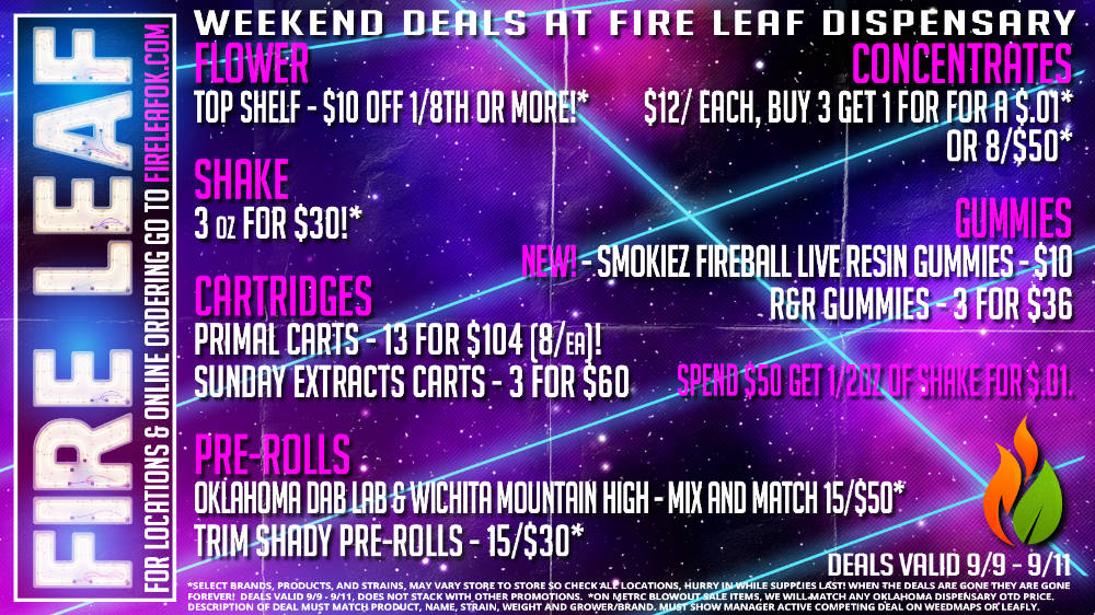 Weekend Deals @ Fire Leaf you can’t miss!