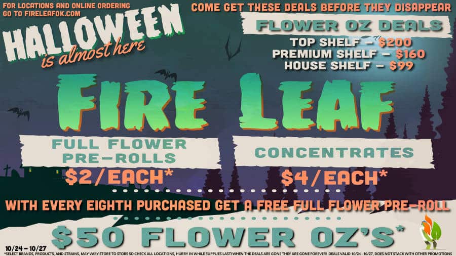 Come get these deals before they disappear @ Fire Leaf