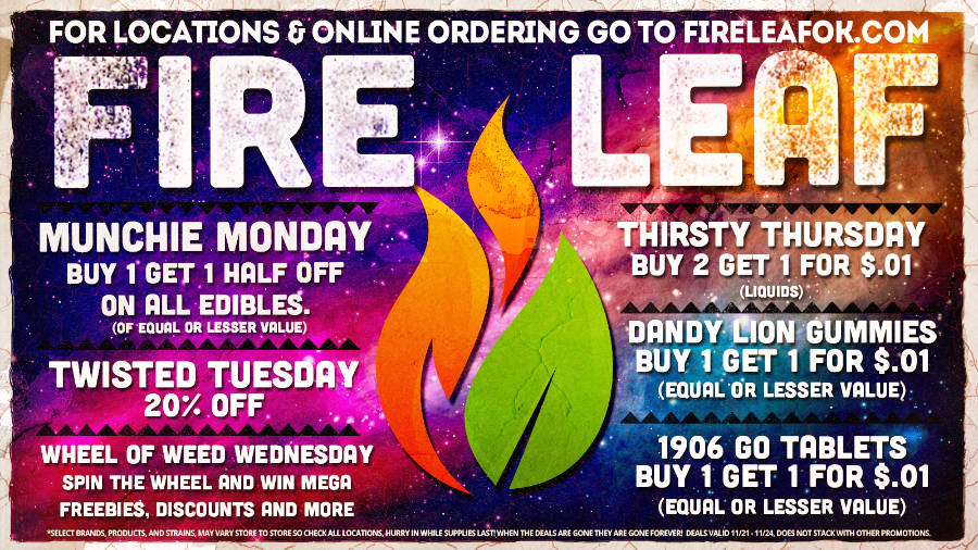 Come See the 🔥 at Fire Leaf!