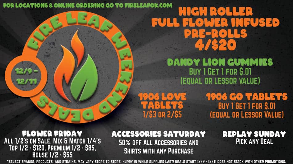 Flower, Infused PreRolls, Edibles…While Supplies Last!