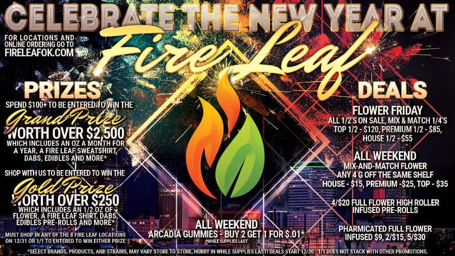 Start the New Year off Right with Fire Leaf, Prizes and Deals