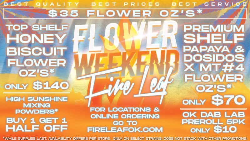 Flower Weekend at Fire Leaf