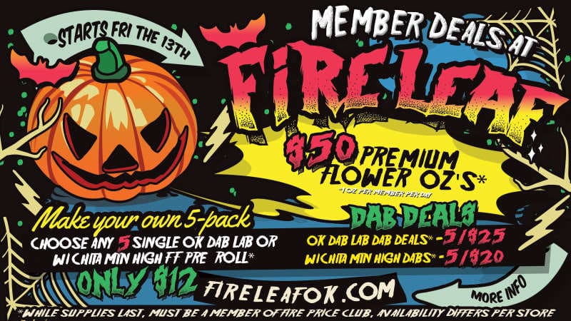 Fire Leaf Membership Deals – Friday the 13th, 2023