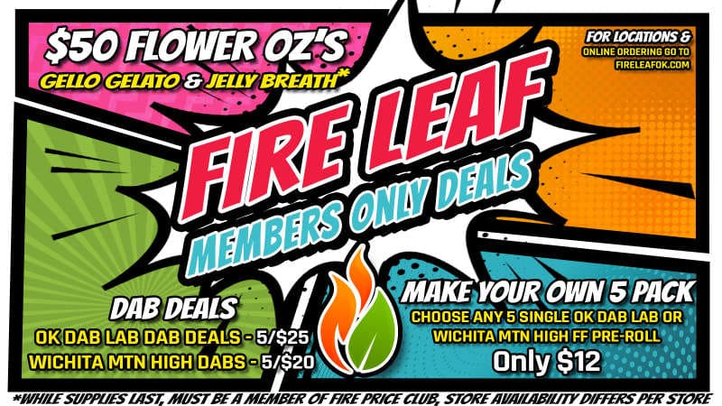 Fire Leaf Members Deals starting 10-6-23