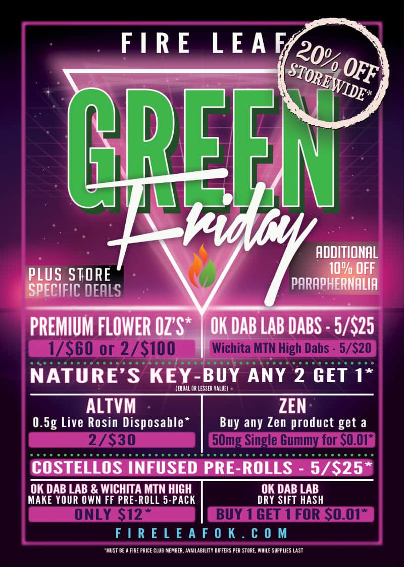 Green Friday at Fire Leaf