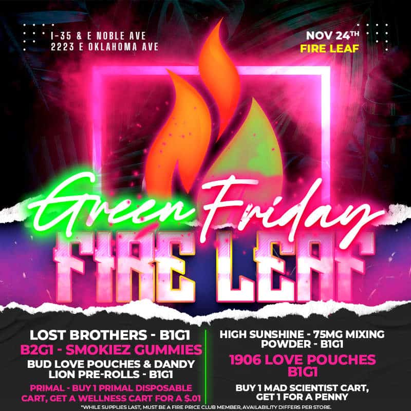 Green Friday at Fire Leaf in Guthrie